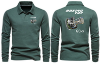 Thumbnail for BOEING 747 GENX LONG SLEEVE  POLO