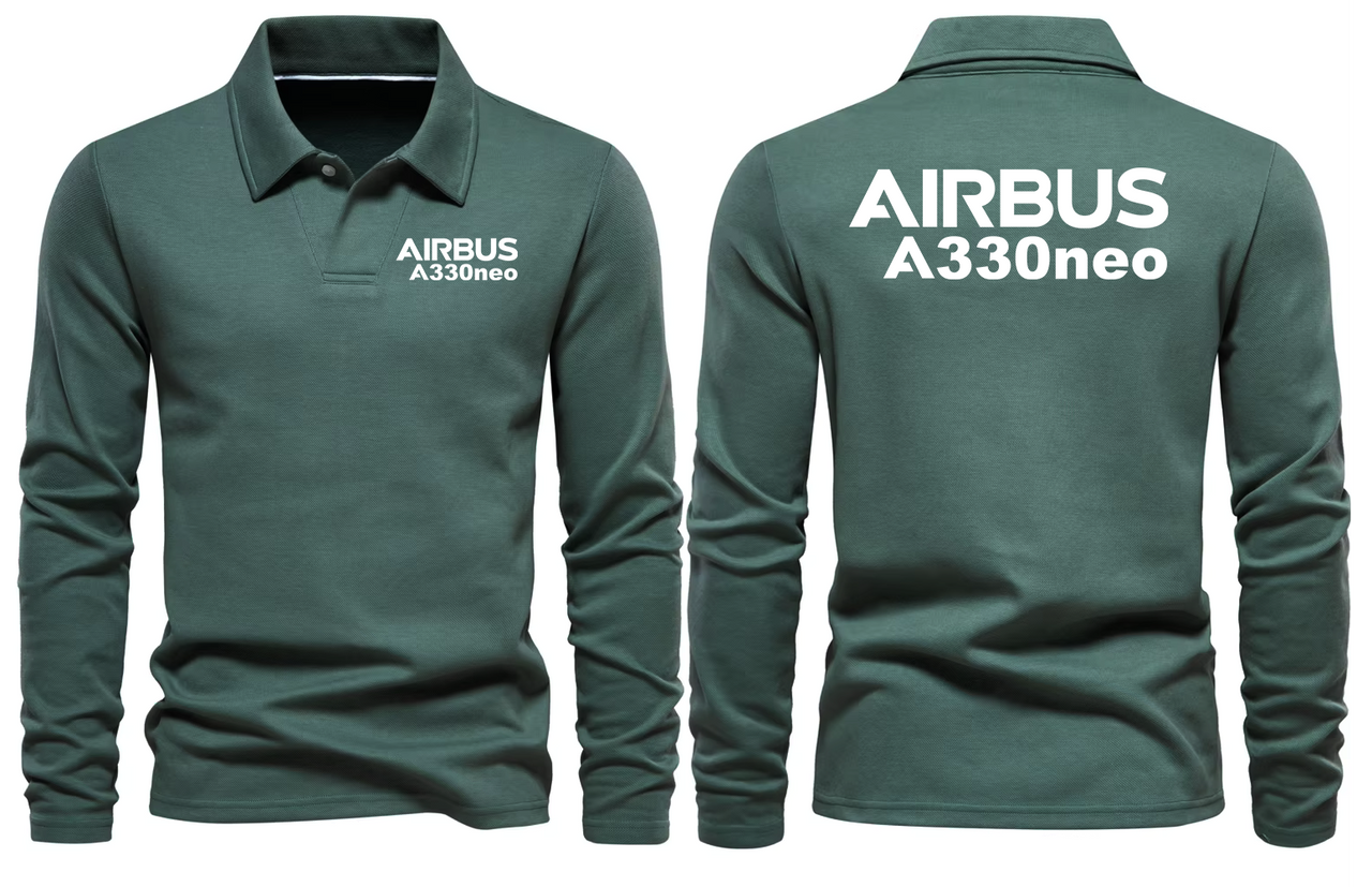 AIRBUS A330 NEO LONG SLEEVE  POLO