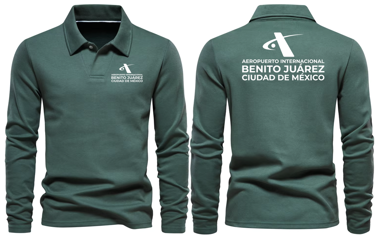 MEXICO AIRPORT LONG SLEEVE  POLO