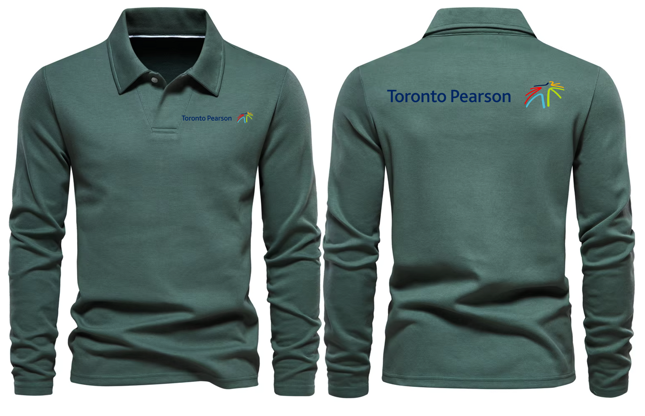 PEARSON AIRPORT LONG SLEEVE  POLO