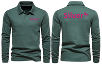 Thumbnail for SILVER LONG SLEEVE  POLO