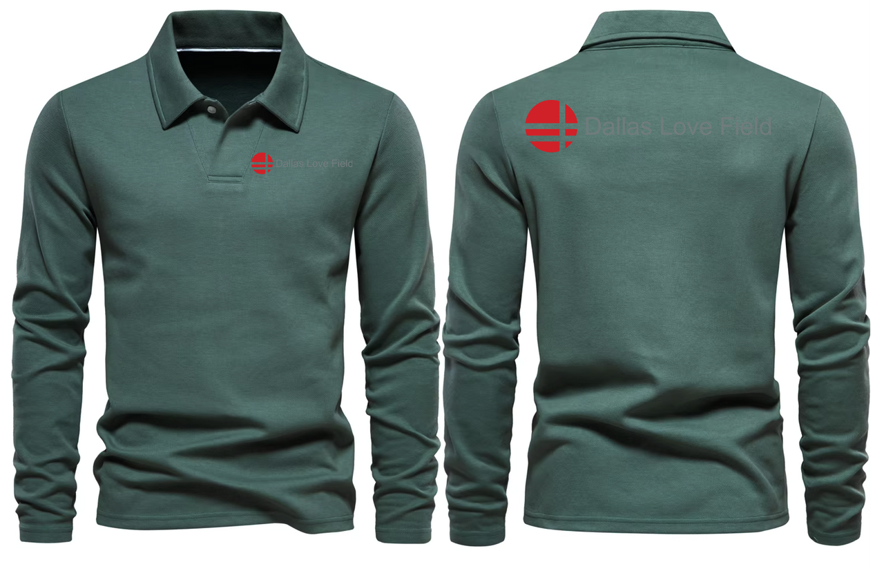 DALLAS AIRPORT LONG SLEEVE  POLO