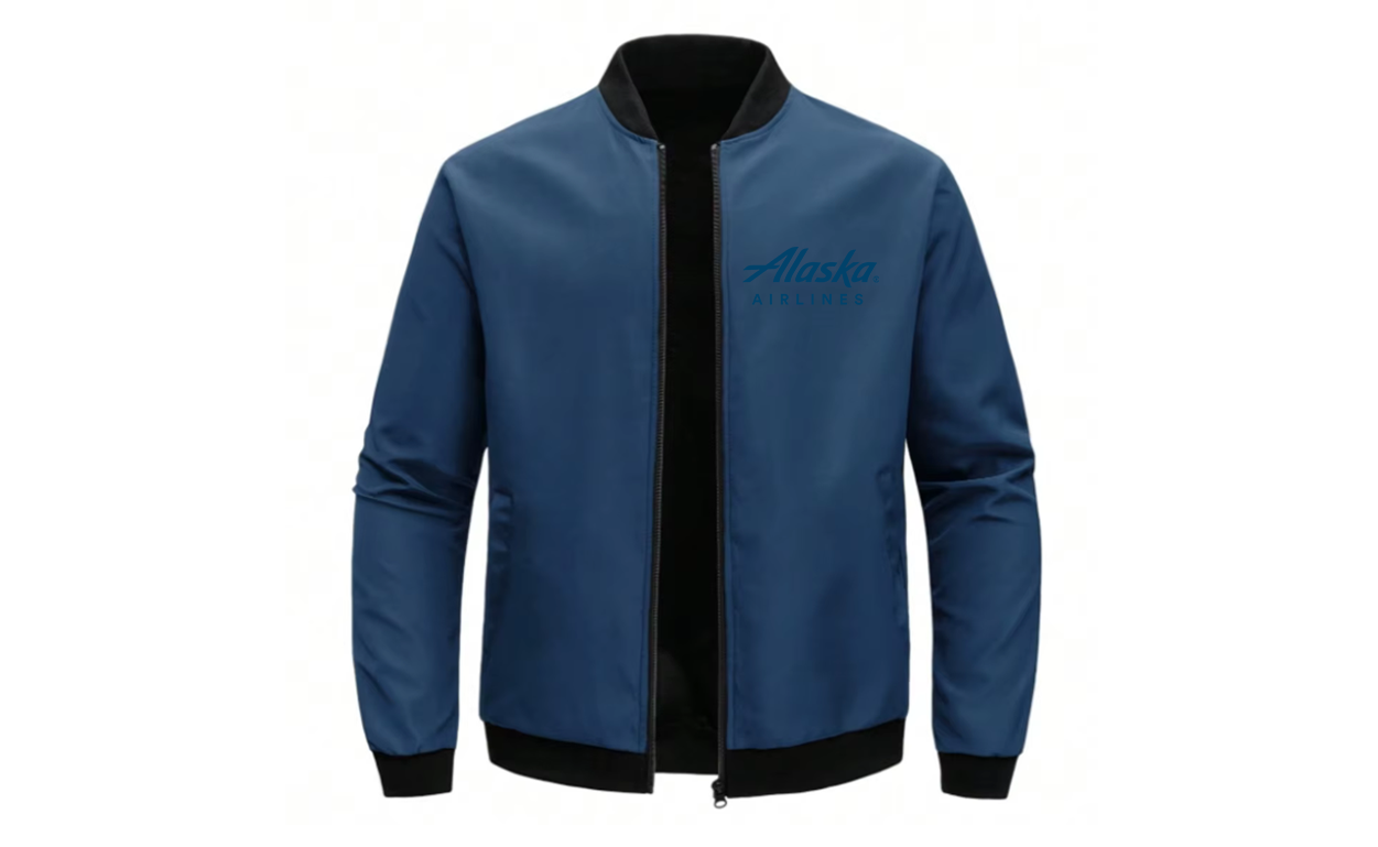 ALASKA AIRLINES  LOOSE SOLID COLOR JACKET