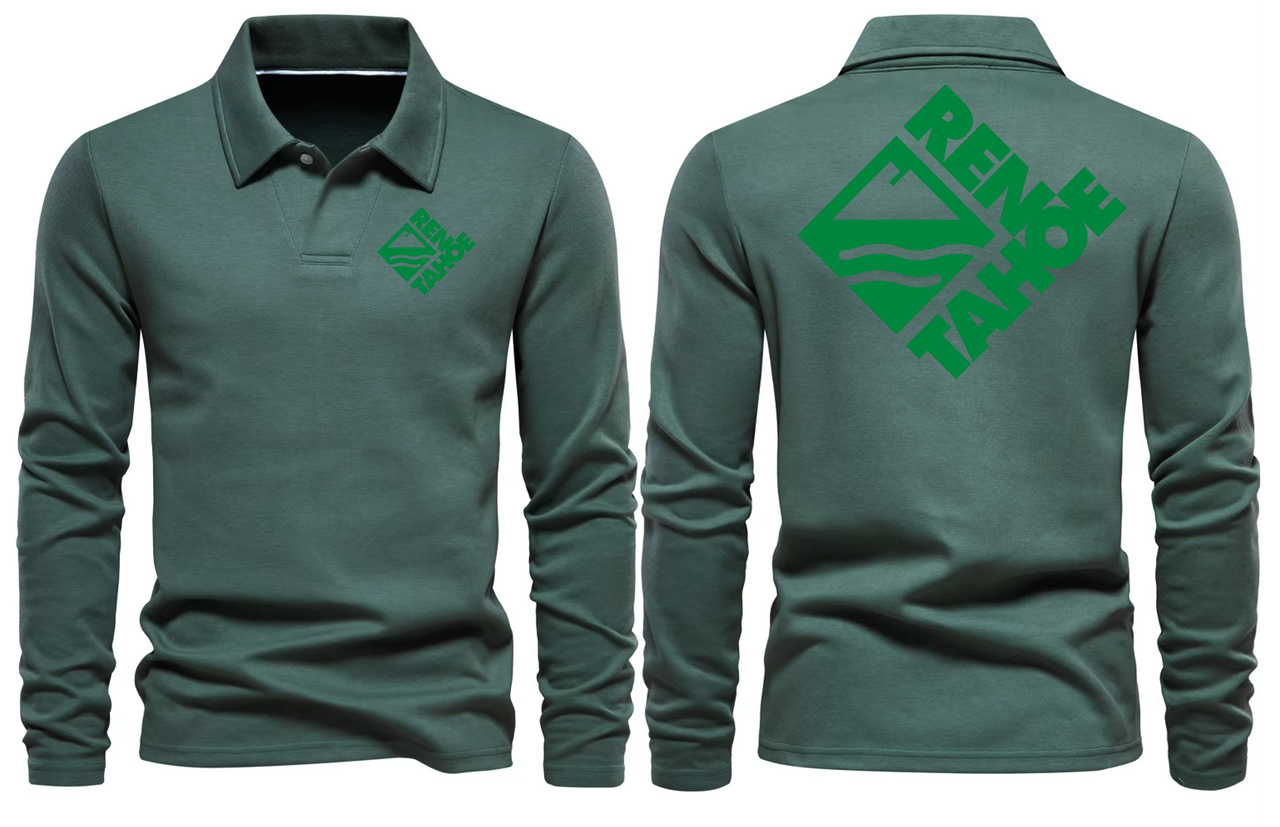 TAHOE AIRPORT LONG SLEEVE  POLO