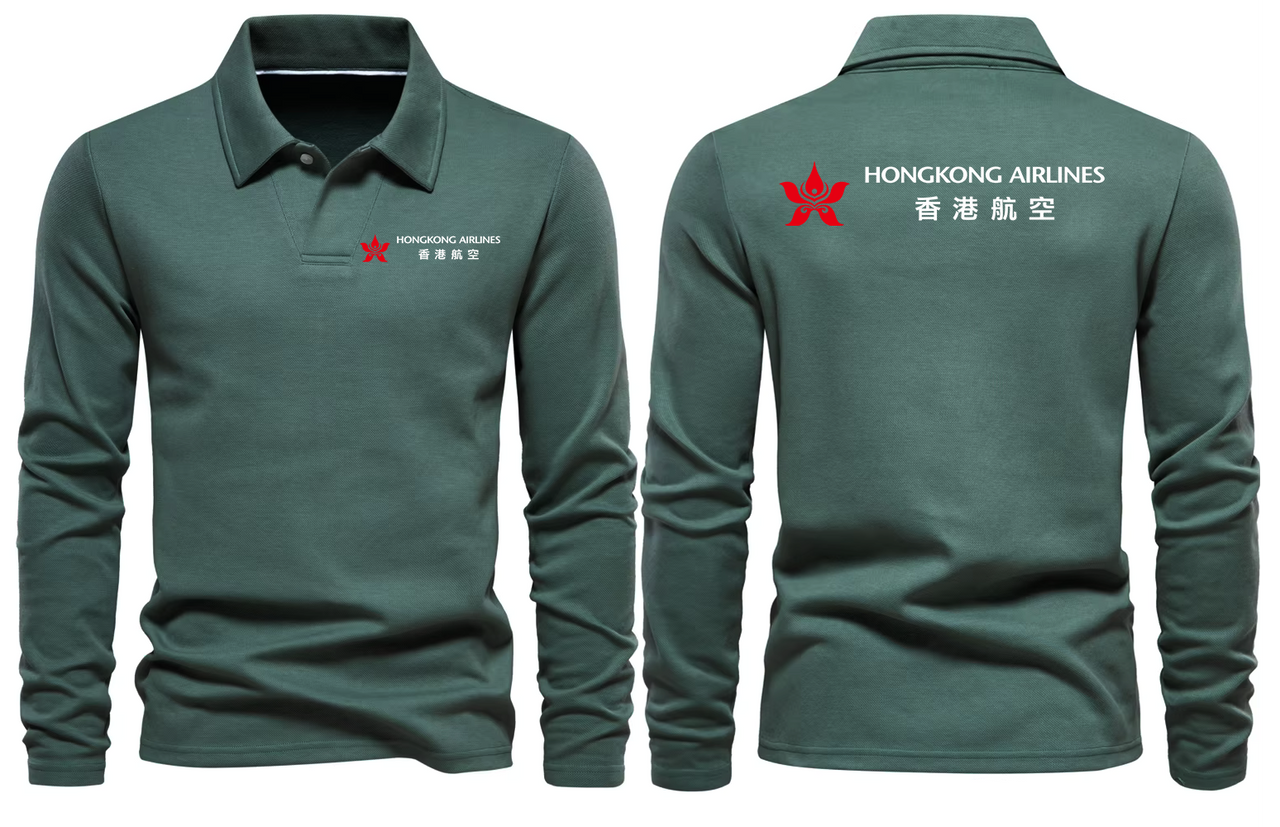 HONGKONG AIRLINES LONG SLEEVE  POLO