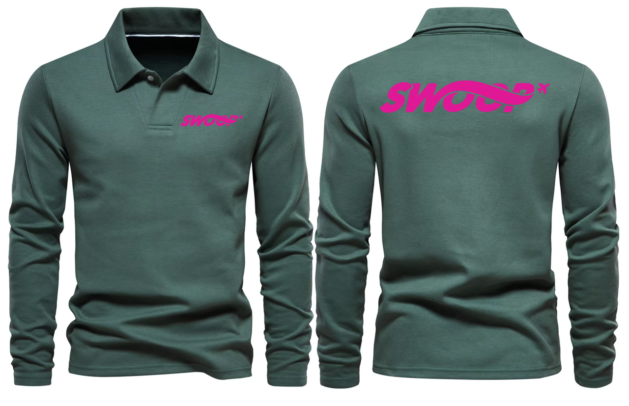 SWOOP LONG SLEEVE POLO