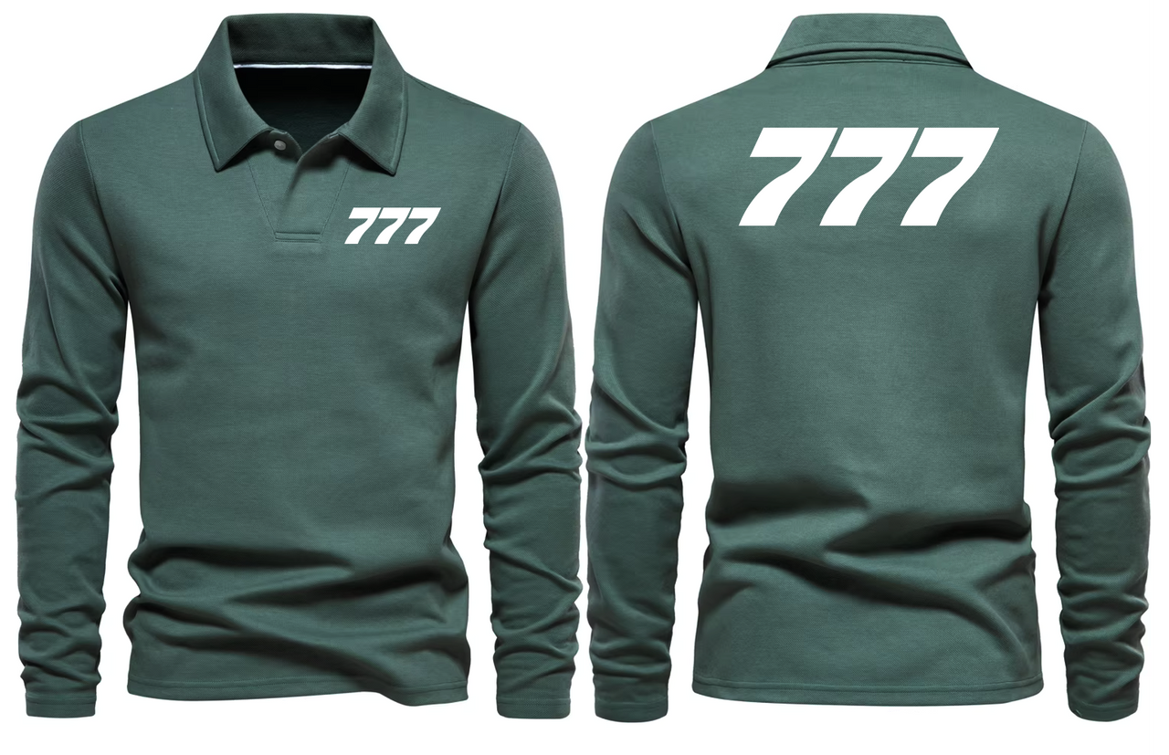 BOEING 777  LONG SLEEVE  POLO