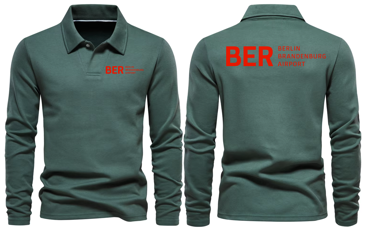 BER AIRPORT LONG SLEEVE  POLO