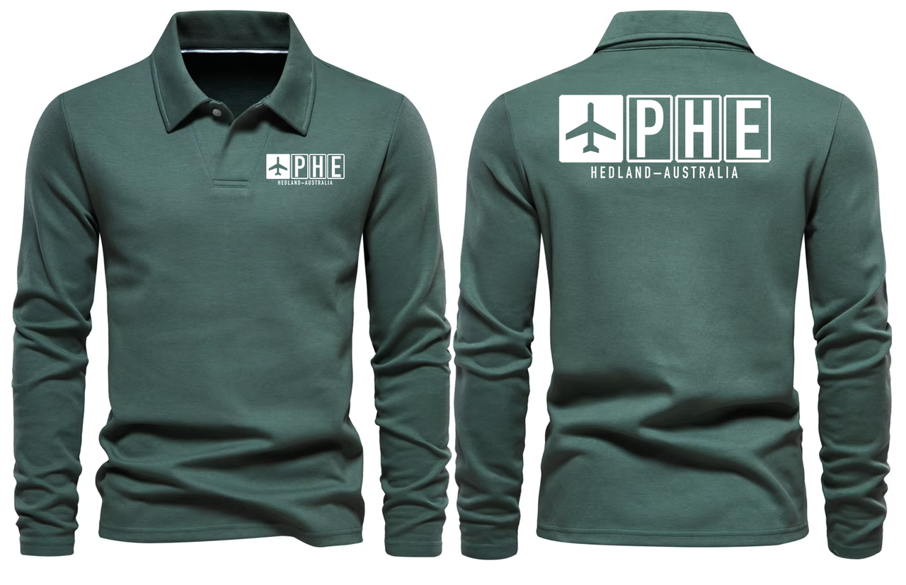 PHE AIRPORT LONG SLEEVE POLO