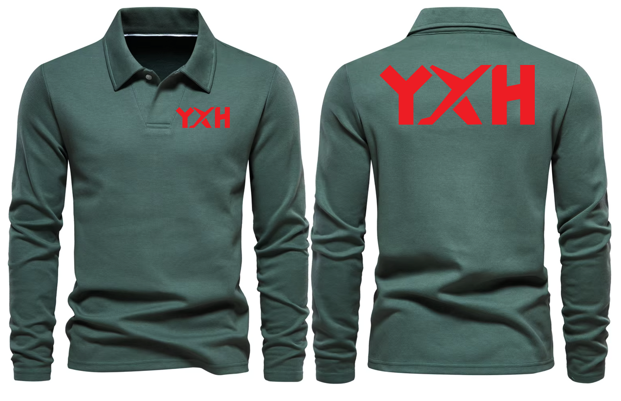 YXH AIRPORT LONG SLEEVE  POLO
