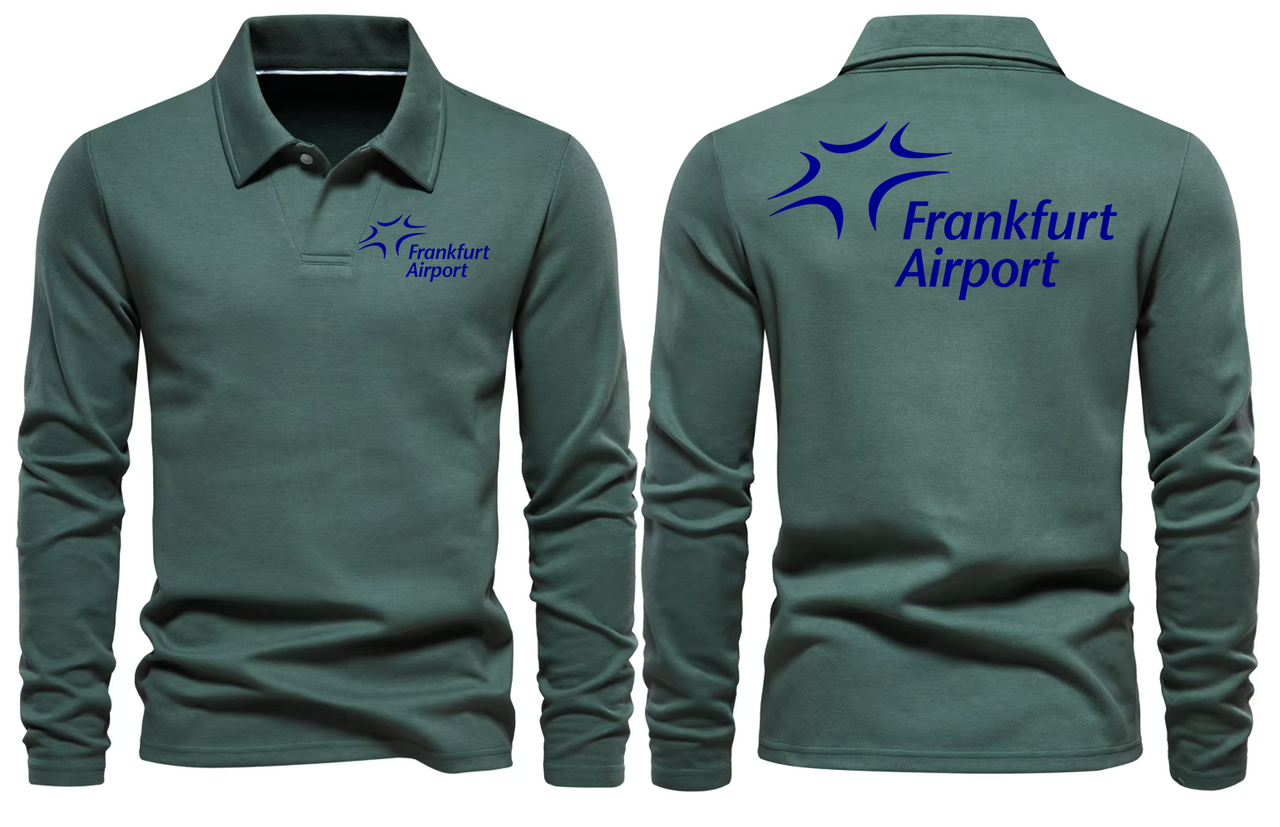 AER FRANKFRUT AIRPORT LONG SLEEVE  POLO