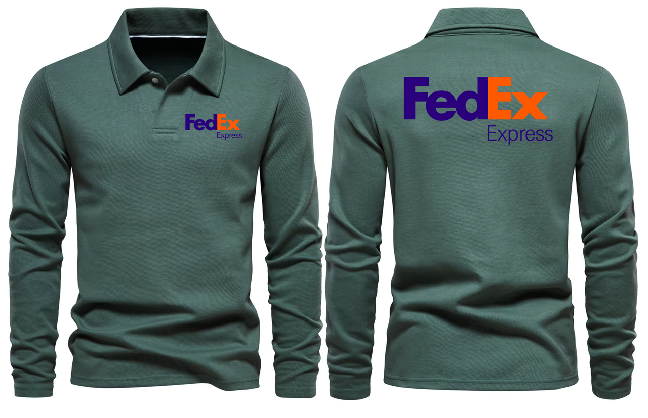 FEDEX LONG SLEEVE  POLO