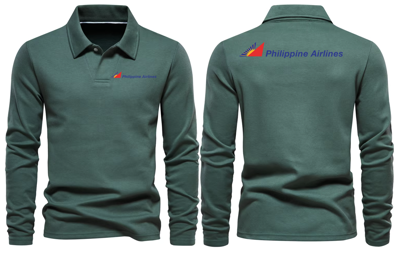 PHILIPPINE AIRLINES LONG SLEEVE  POLO