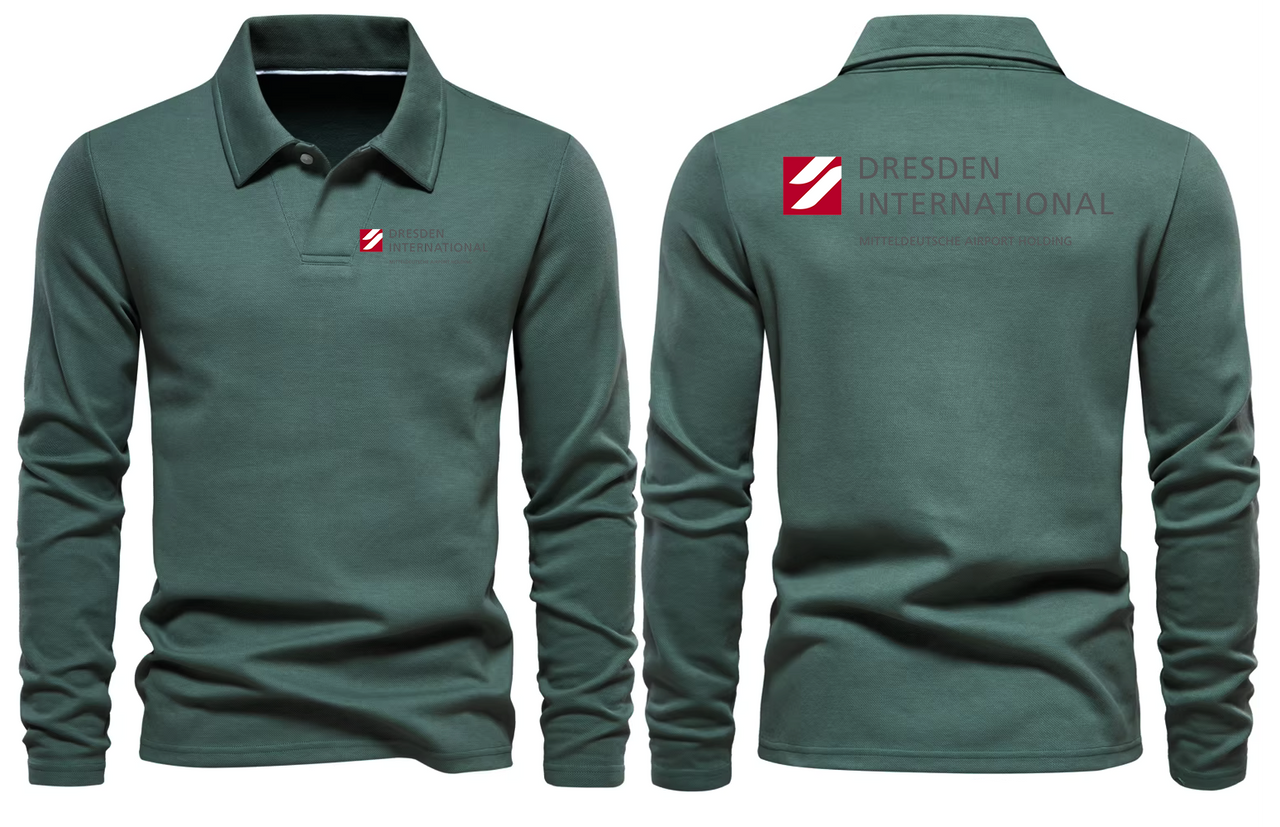 AER DREDEN AIRPORT LONG SLEEVE  POLO