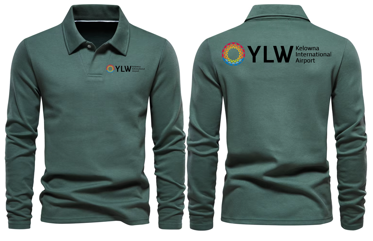 YLW AIRPORT LONG SLEEVE  POLO