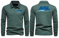 Thumbnail for ASL LONG SLEEVE  POLO