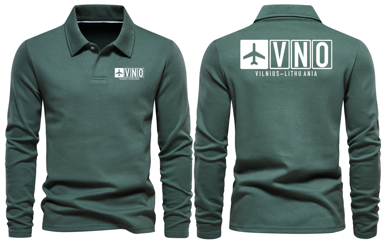 VNO AIRPORT LONG SLEEVE POLO