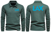 Thumbnail for LAX AIRPORT LONG SLEEVE  POLO