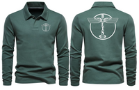 Thumbnail for BOEING OLD LOGO LONG SLEEVE  POLO