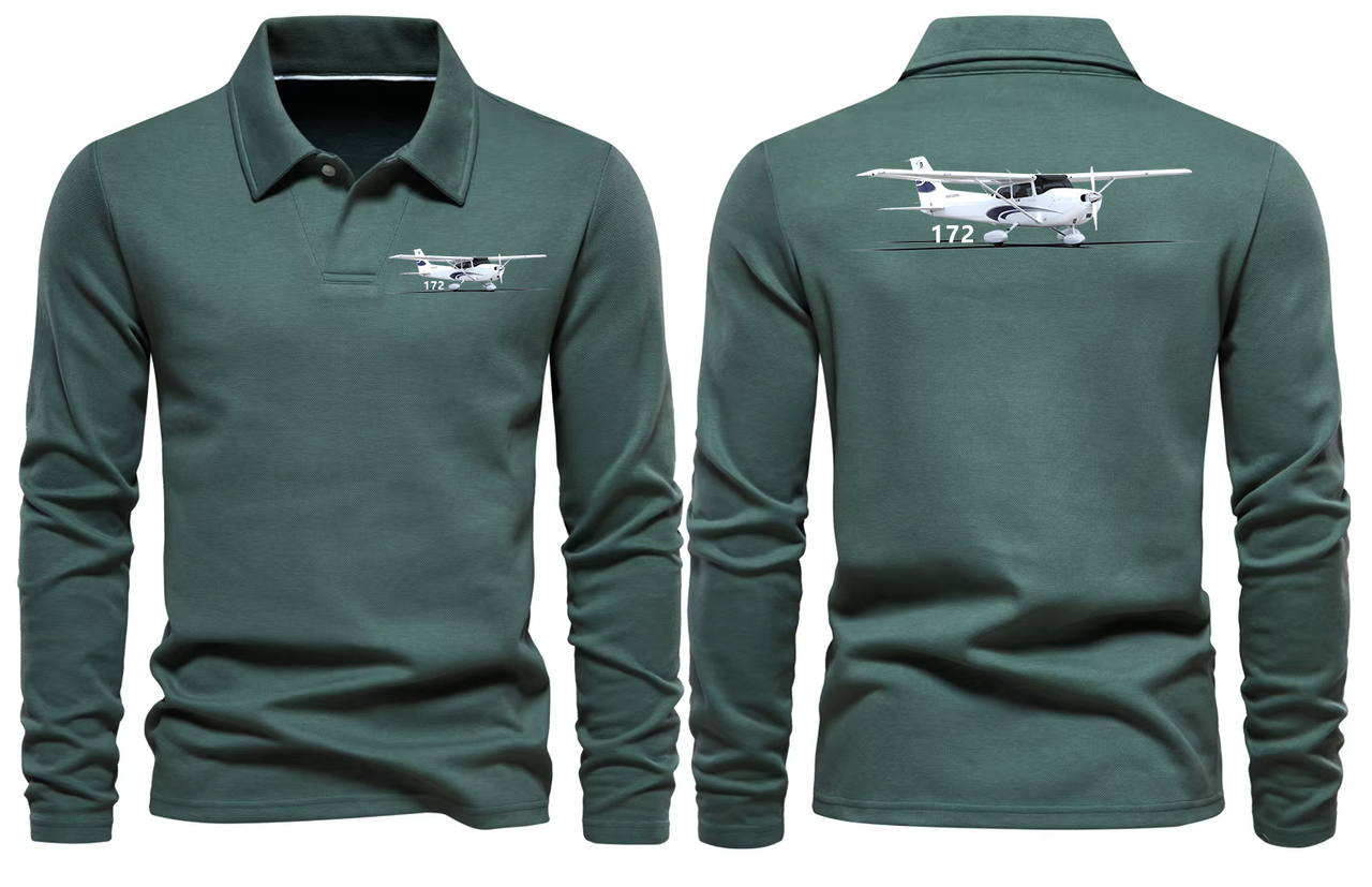 CESSNA 172 LONG SLEEVE  POLO