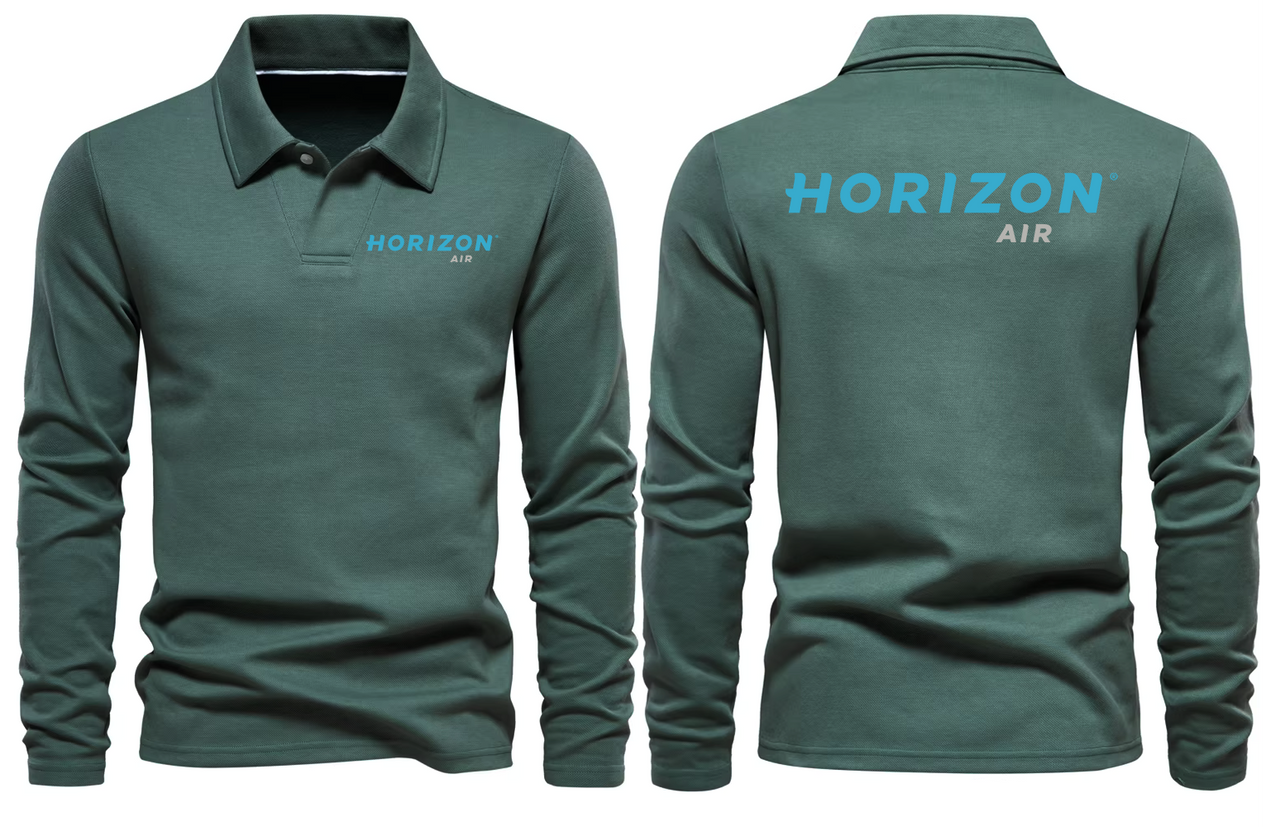HORIZON AIR LONG SLEEVE  POLO