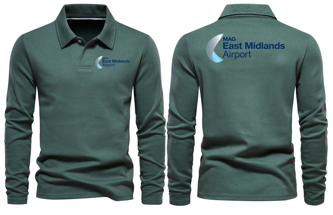 MAG EAST AIRPORT LONG SLEEVE  POLO
