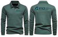 Thumbnail for YYJ AIRPORT LONG SLEEVE  POLO