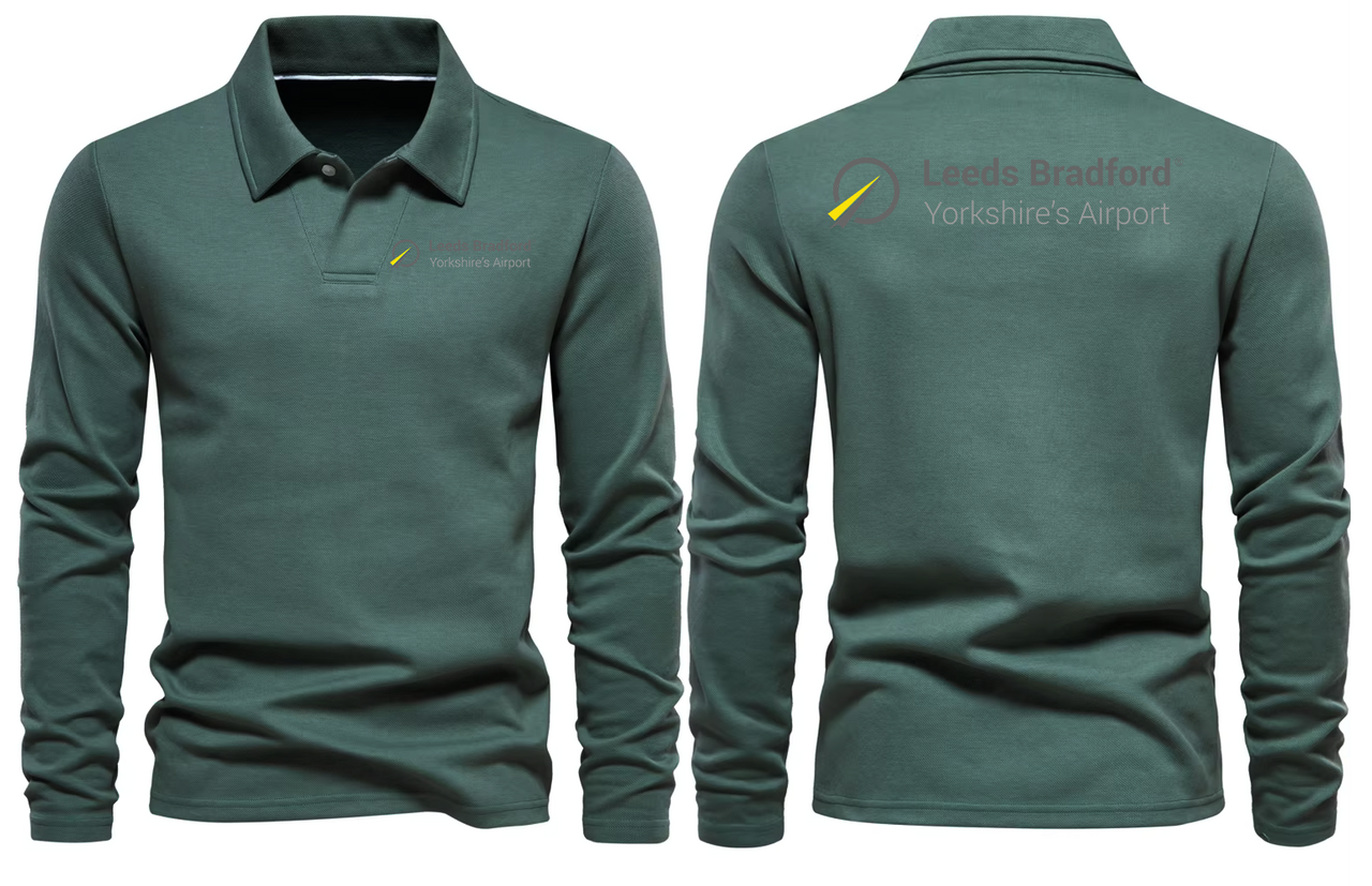 LEEDS AIRPORT LONG SLEEVE  POLO