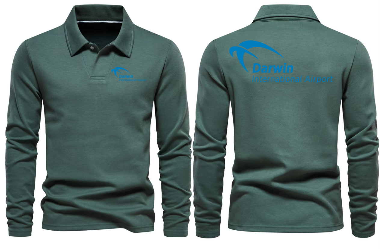 DARWIN AIRPORT LONG SLEEVE  POLO