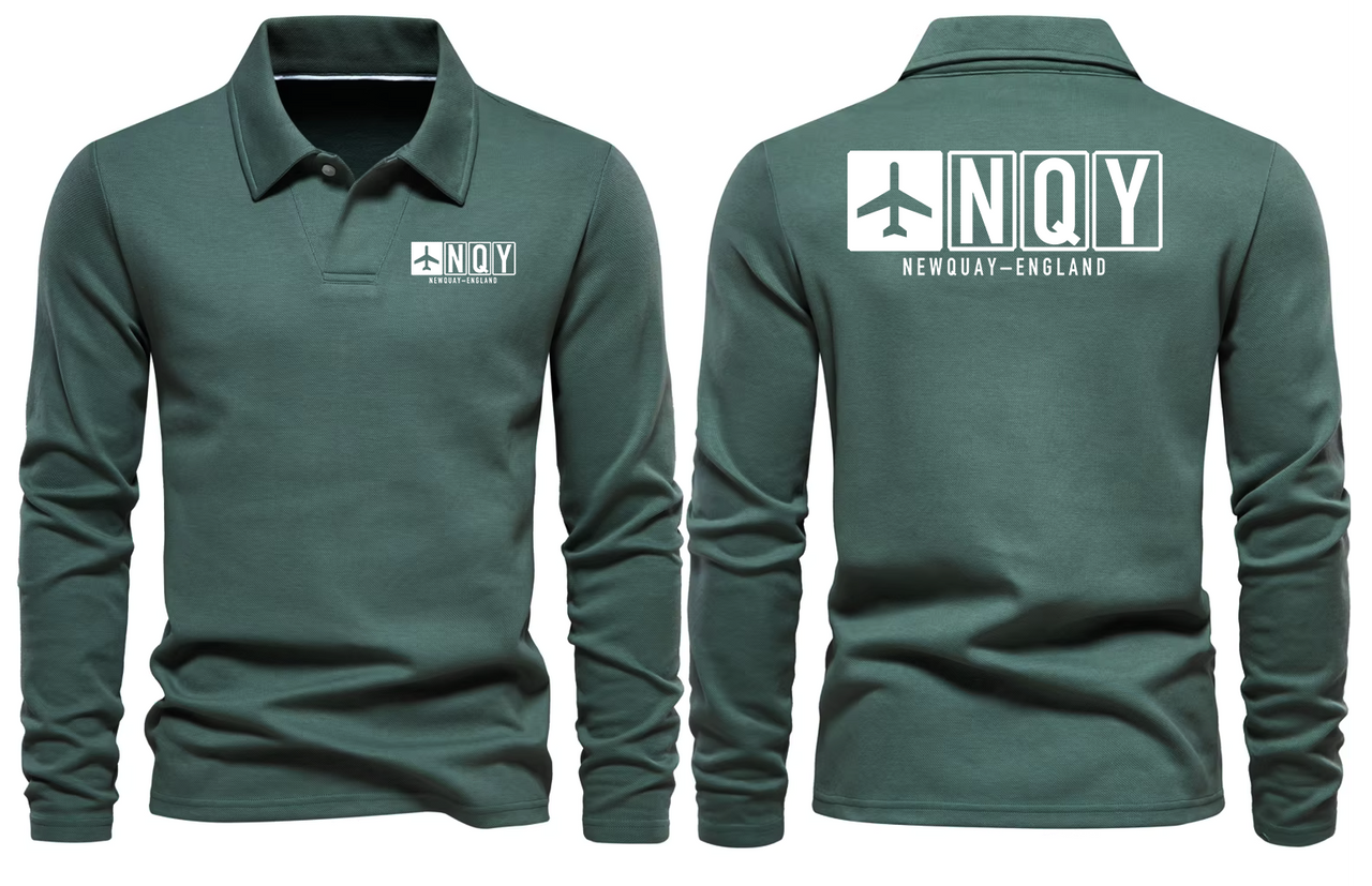 NQY AIRPORT LONG SLEEVE POLO