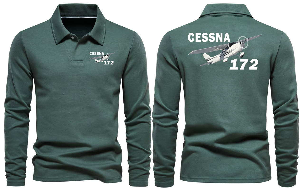 CESSNA 172 LONG SLEEVE  POLO