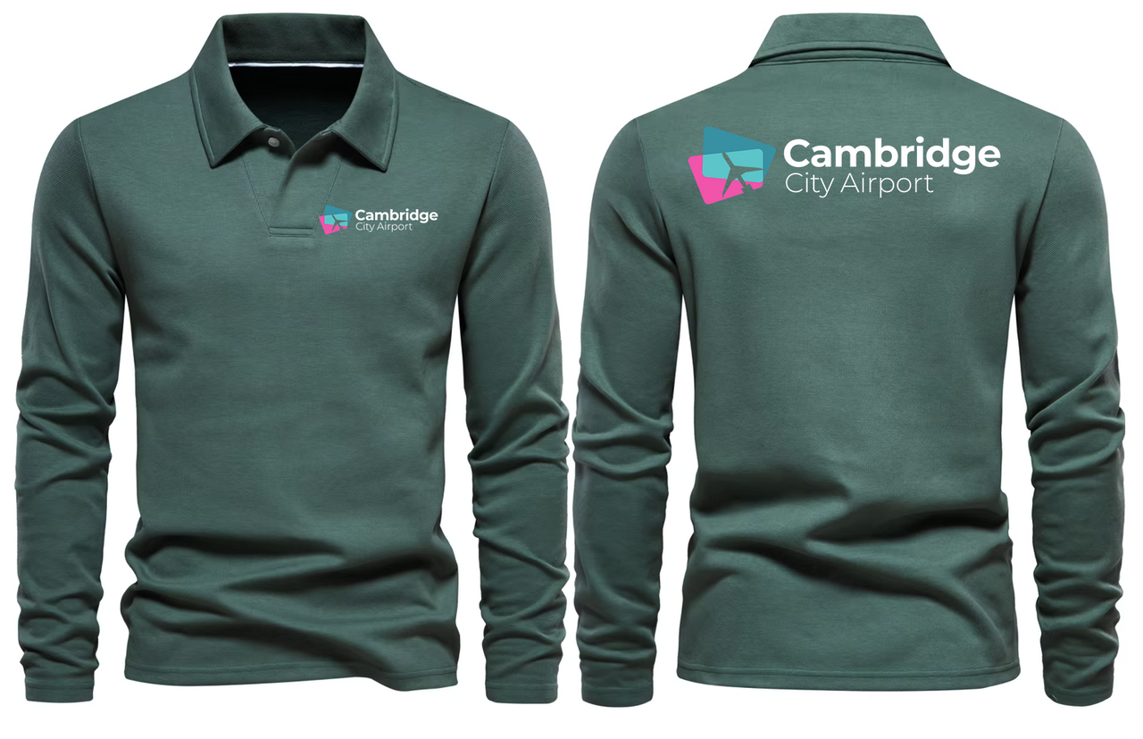 CAMBRIDGE AIRPORT LONG SLEEVE  POLO