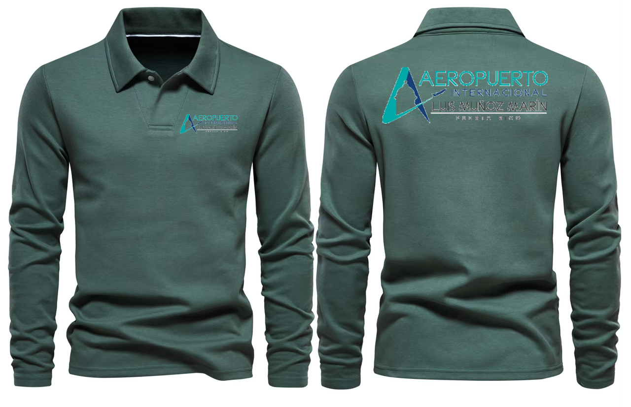 AEROPURT AIRPORT LONG SLEEVE  POLO