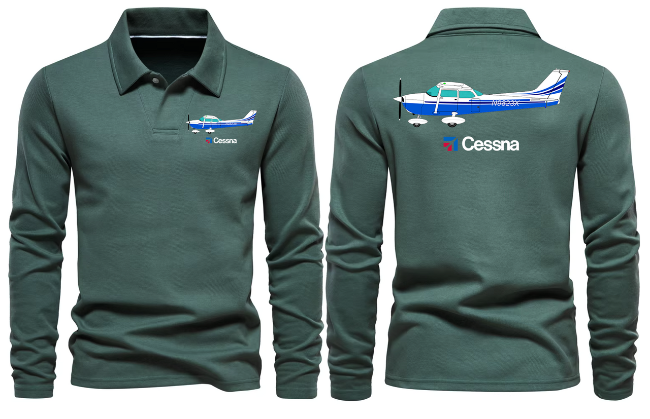 CESSNA LONG SLEEVE  POLO