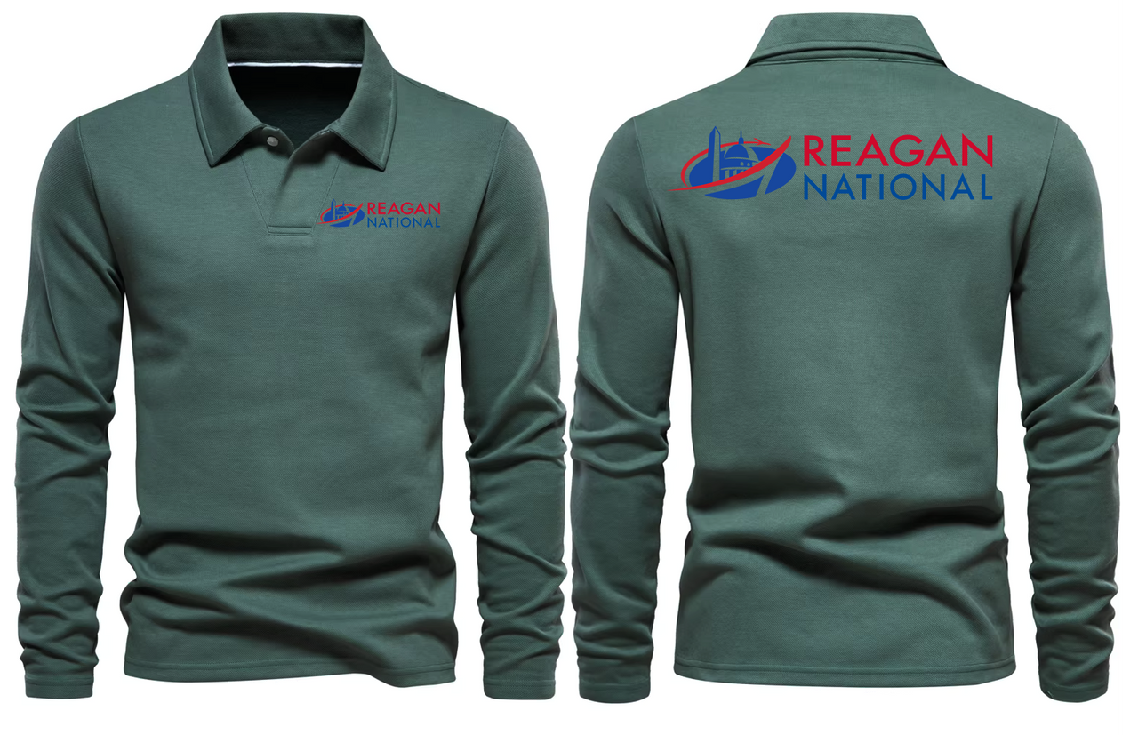 REAGAN AIRPORT LONG SLEEVE  POLO