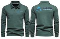 Thumbnail for ALBANY AIRPORT LONG SLEEVE  POLO