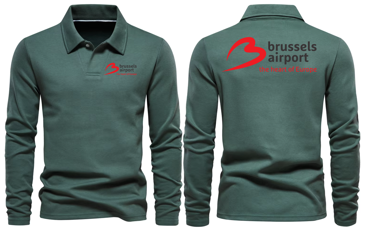 BRUSSELS AIRPORT LONG SLEEVE  POLO