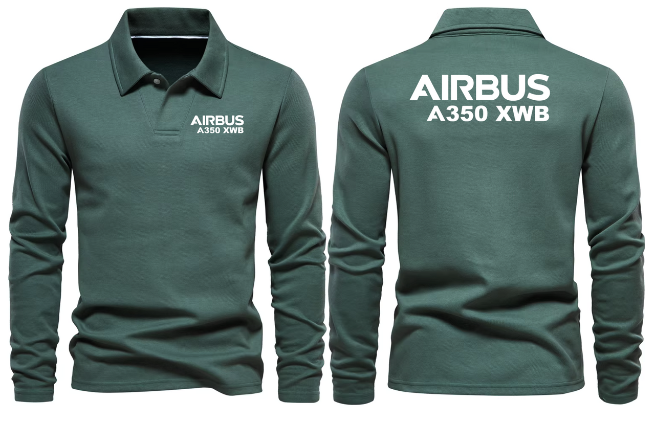 AIRBUS A350 XWB LONG SLEEVE  POLO