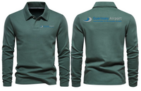 Thumbnail for AIR GUERNES AIRPORT LONG SLEEVE  POLO