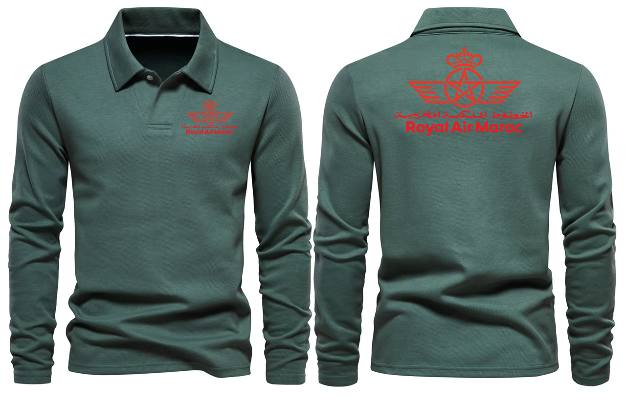 ROYAL AIR MARCO LONG SLEEVE  POLO