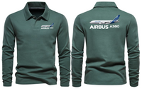 Thumbnail for AIRBUS A380 LONG SLEEVE  POLO