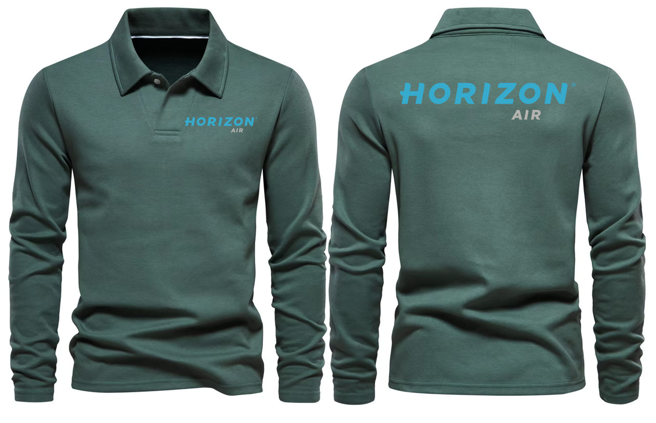 HORIZON AIRPORT LONG SLEEVE  POLO