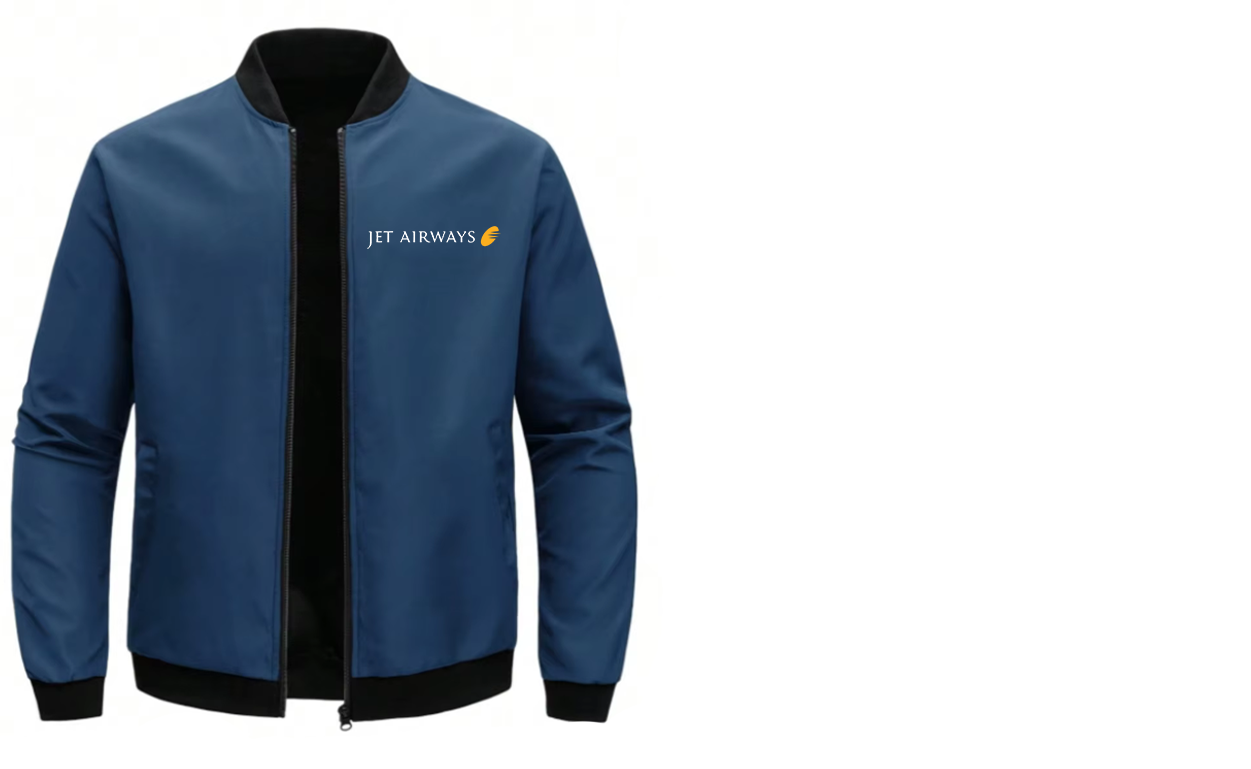 JET AIRWAYS LOOSE SOLID COLOR JACKET
