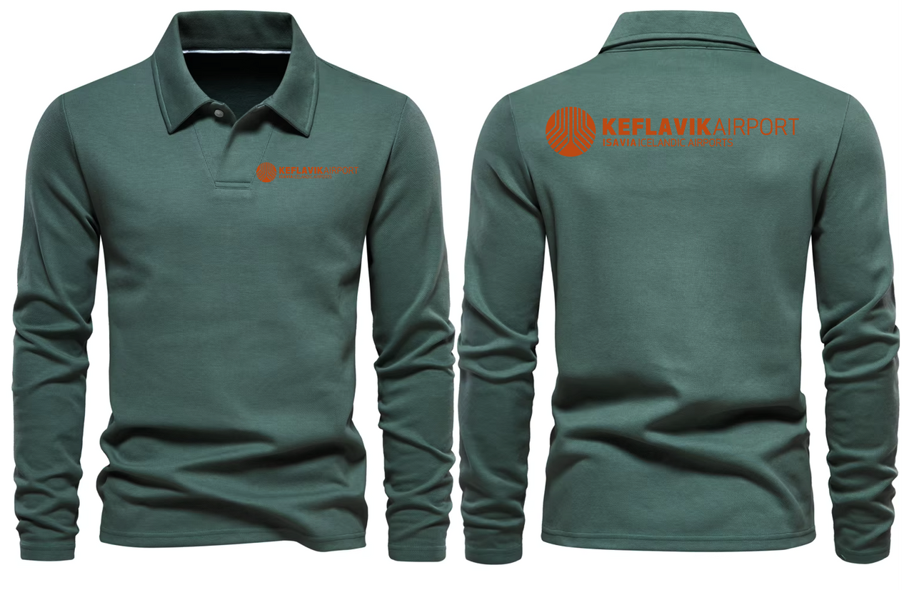 KEFLAVIK AIRPORT LONG SLEEVE  POLO