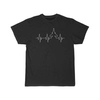 Thumbnail for Airplane Fighter Jet Heartbeat Flying Aeroplane T Shirt THE AV8R