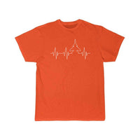 Thumbnail for Airplane Fighter Jet Heartbeat Flying Aeroplane T Shirt THE AV8R