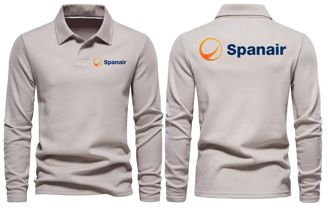 SPAN AIR  LONG SLEEVE  POLO