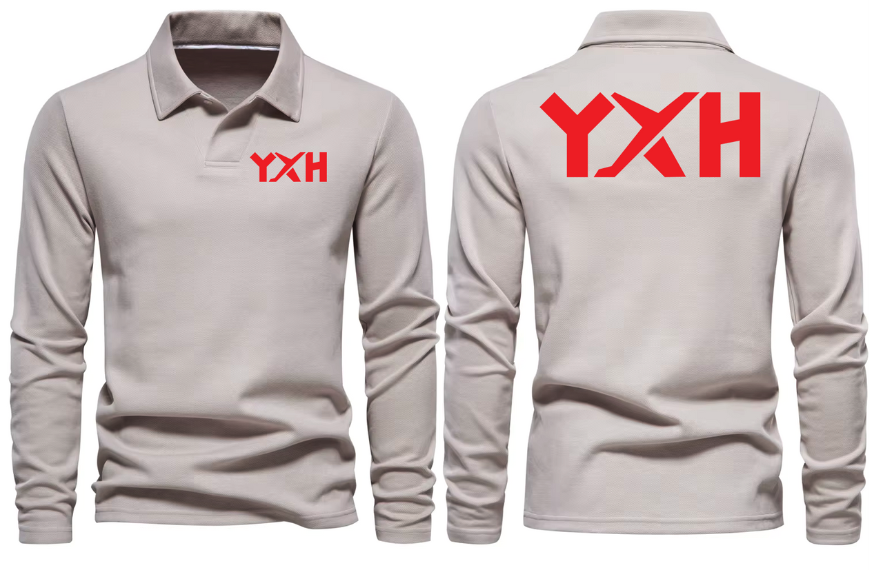 YXH AIRPORT LONG SLEEVE  POLO