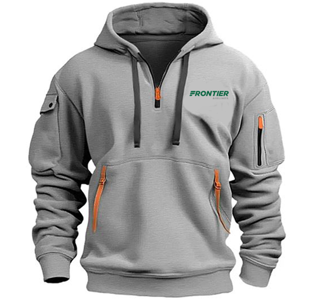 FRONTIER AIRLINE HOODED JACKET PULLOVER