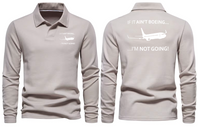 Thumbnail for BOEING I AM NOT GOING LOGO LONG SLEEVE  POLO